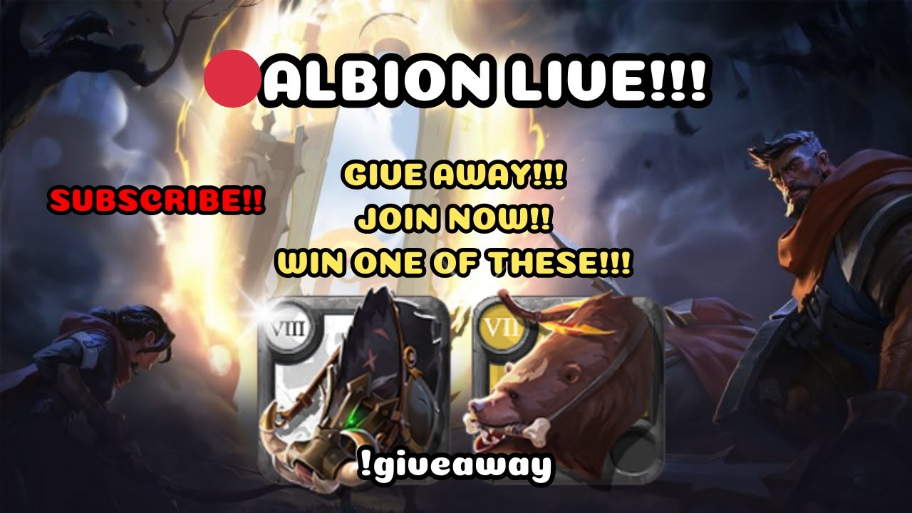 🔴[Albion live] Chill corrupted dungeons!|!free mount give away! (EAST)