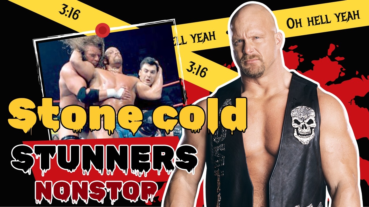 Attitude Era Icon: NONSTOP Stone Cold Stunner Compilation