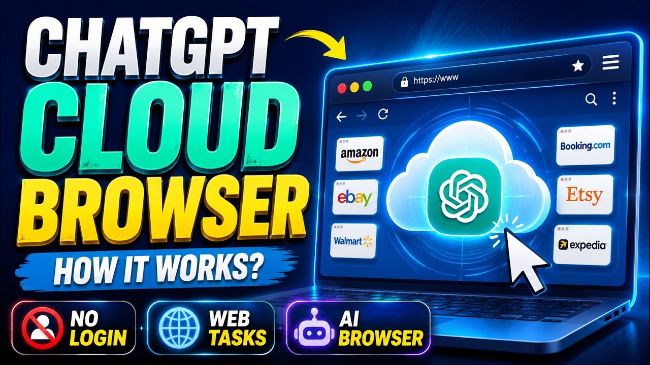 ChatGPT Cloud Browser Explained | How It Works + Real-Life Examples !!