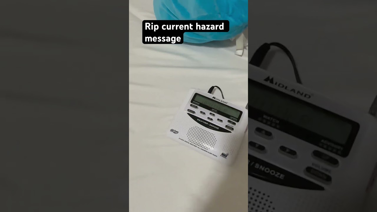 Rip Current Hazard Message. 1/10/2026. (NOAA Weather Radio