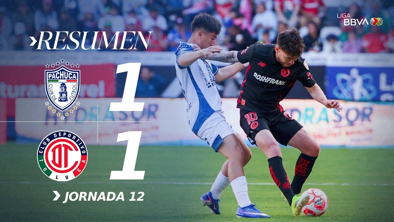 PACHUCA 1-1 TOLUCA | Los Diablos siguen invictos, sobreviven en su visita al Hurac&aacute;n | Clausura 2026