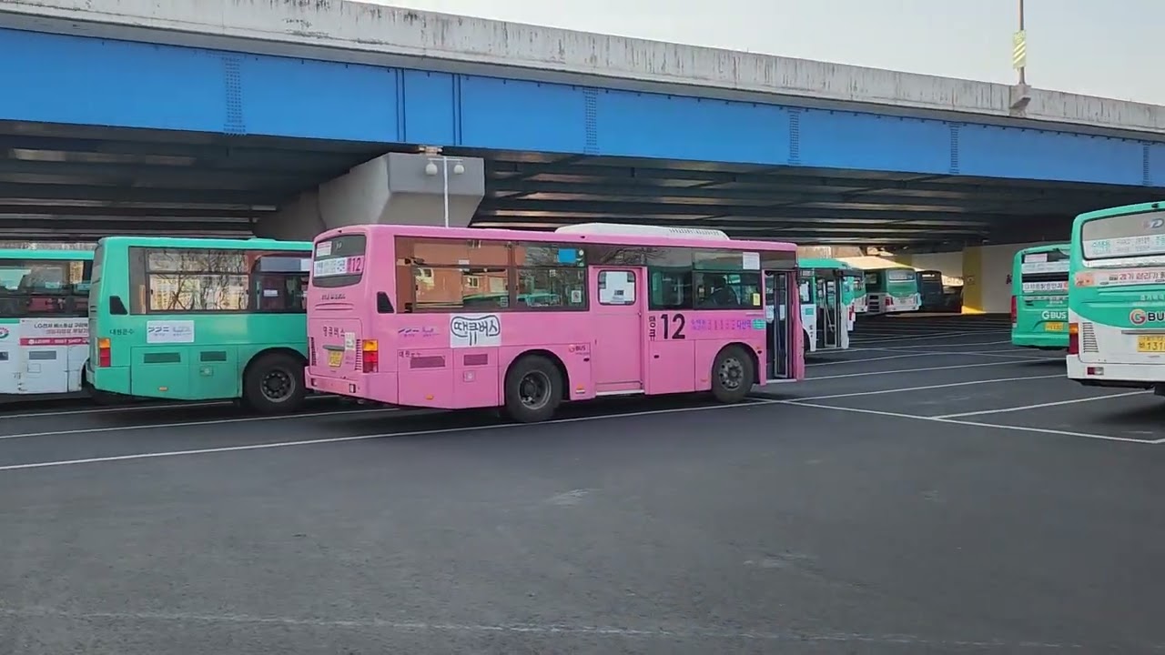 경기여객 본사 구리영업소 풍경