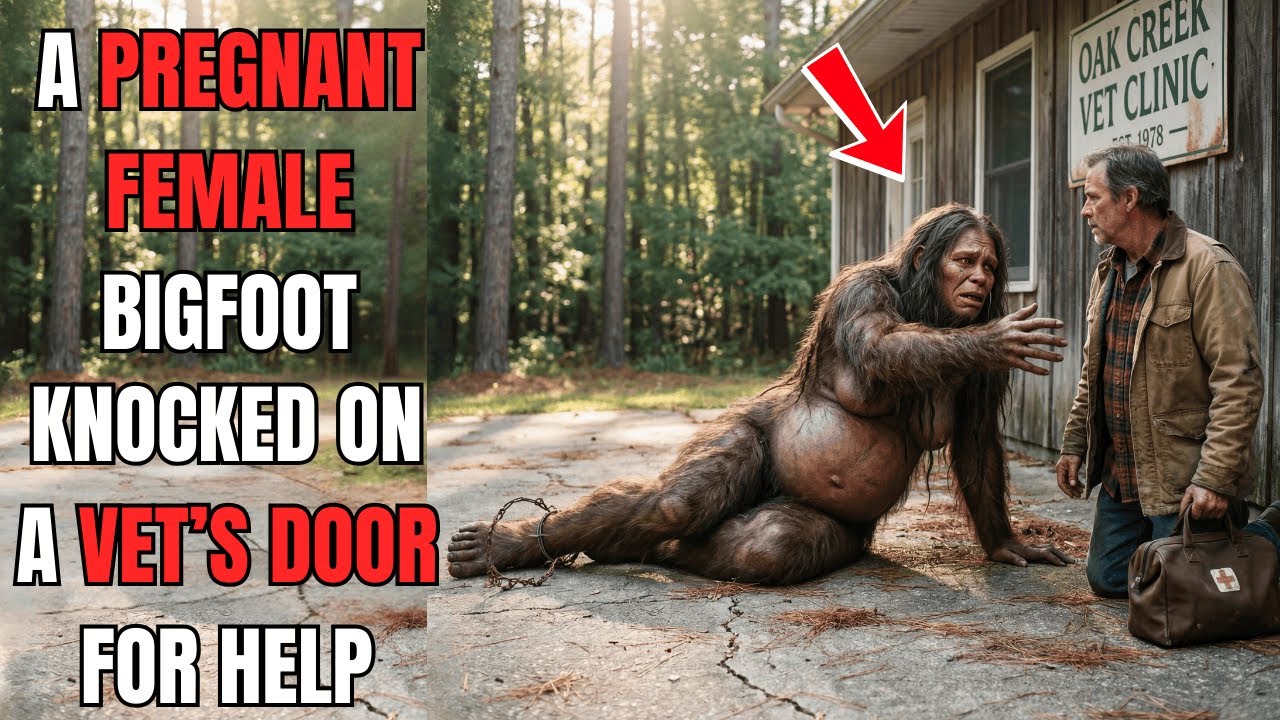 A Pregnant Female Bigfoot Knocked on a Vet’s Door for Help