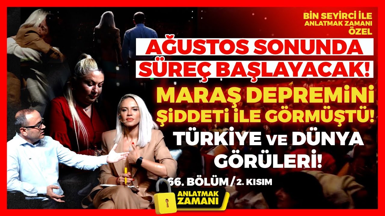 Maraş Depremini Şiddeti ile Görmüştü! Ağustos Sonunda Süreç Başlayacak! Türkiye ve Dünya Görüleri!