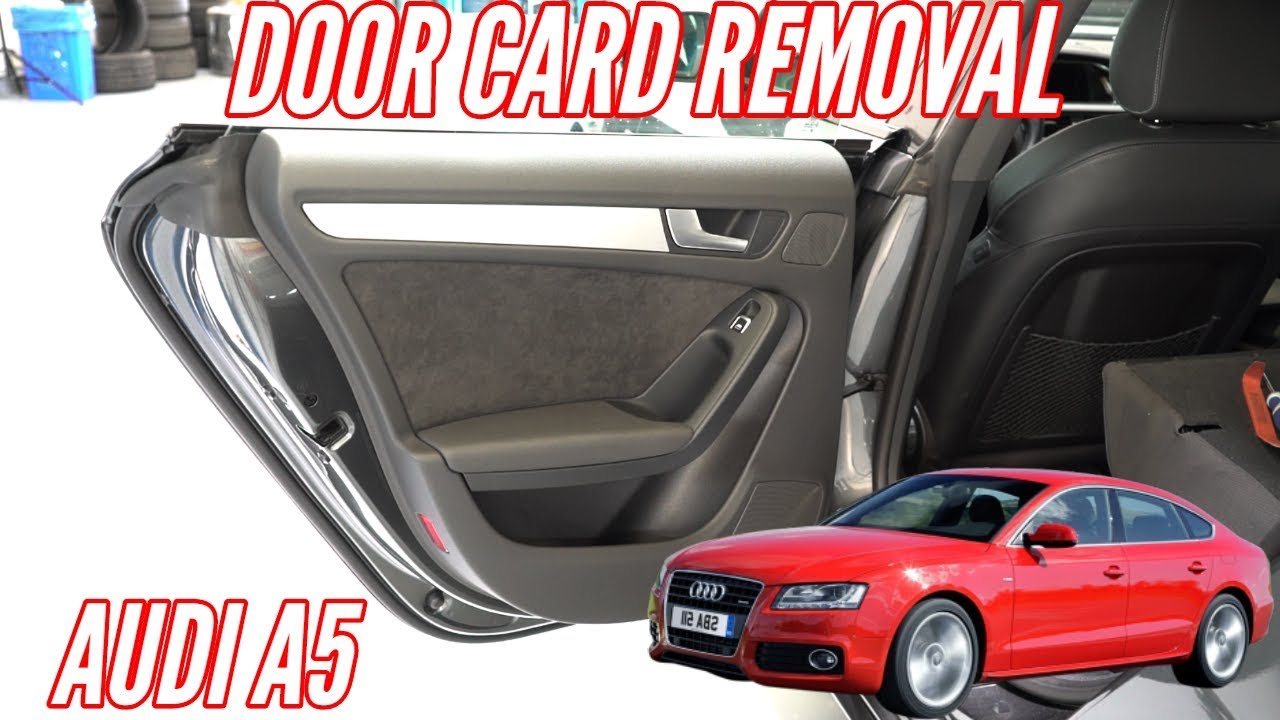 How to remove the door panel Audi A5  Sportback