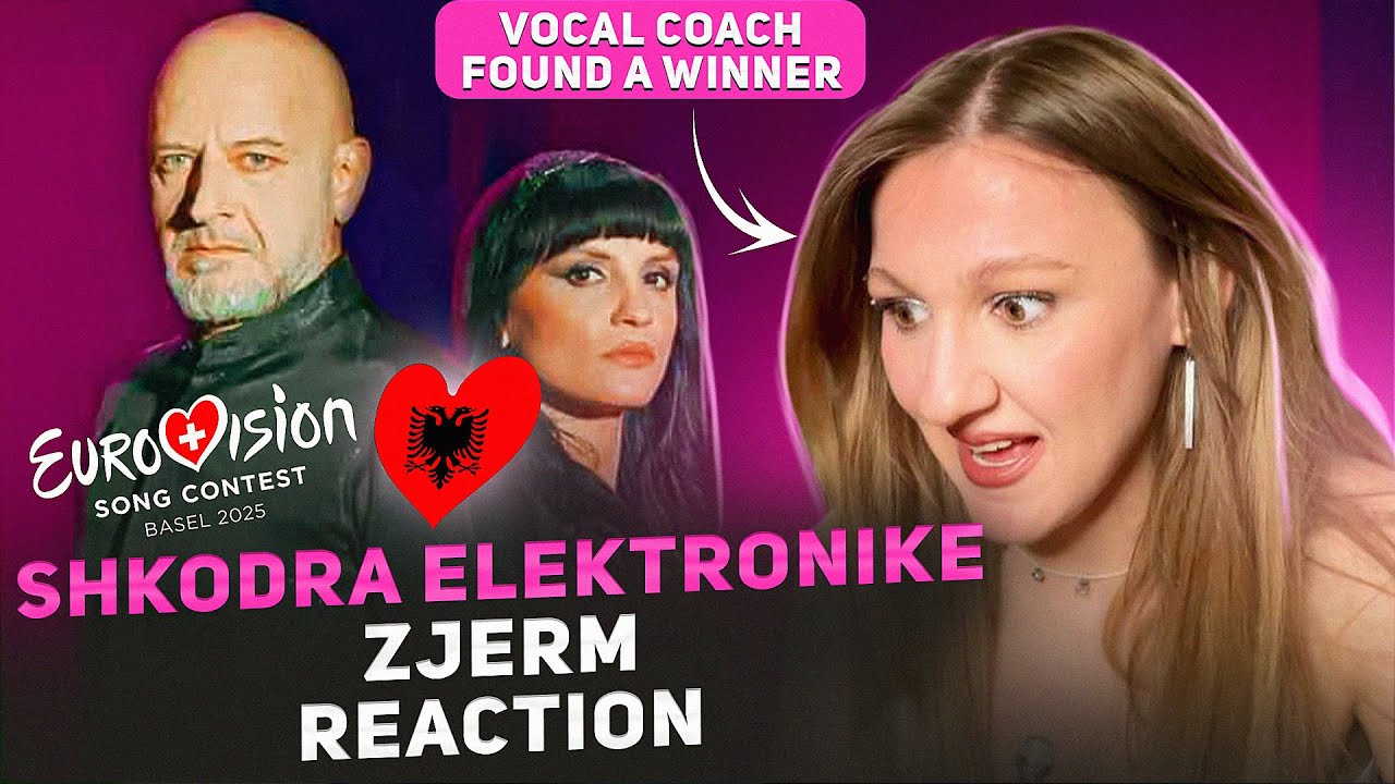 Vocal coach reacts to Shkodra Elektronike - Zjerm | Eurovision | Albania