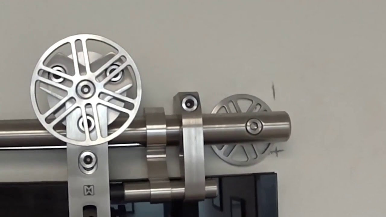 Stainless Steel Barn Door Hardware: The World's Finest (Chronos by MWE)