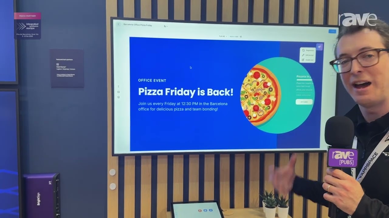 ISE 2026: Appspace Previews Design Studio for Digital Signage Content Creation With AI