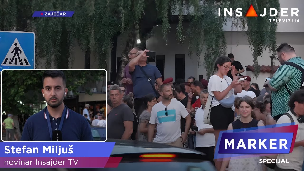 Napeto u centru Zaječara: Građani se okupljaju na trgu, prisutna i žandarmerija