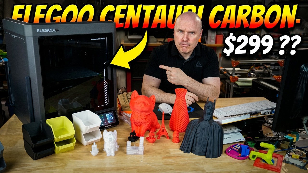 Elegoo Centauri Carbon Review – Best Beginner 3D Printer Under $300?