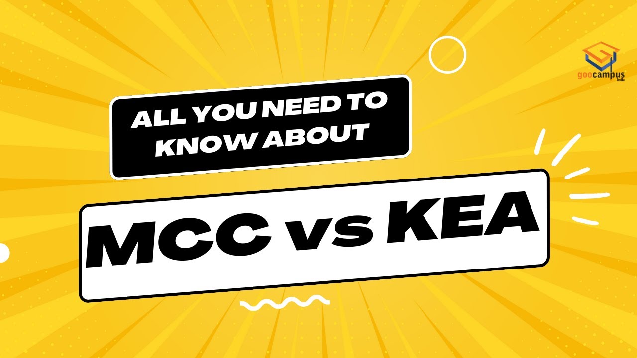 MCC Vs KEA  | Counselling Process and Major Differences Explained #neet