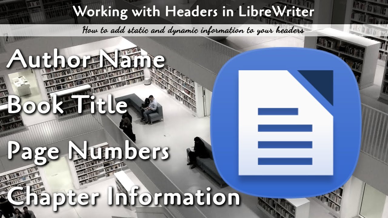 Page Headers in LibreWriter