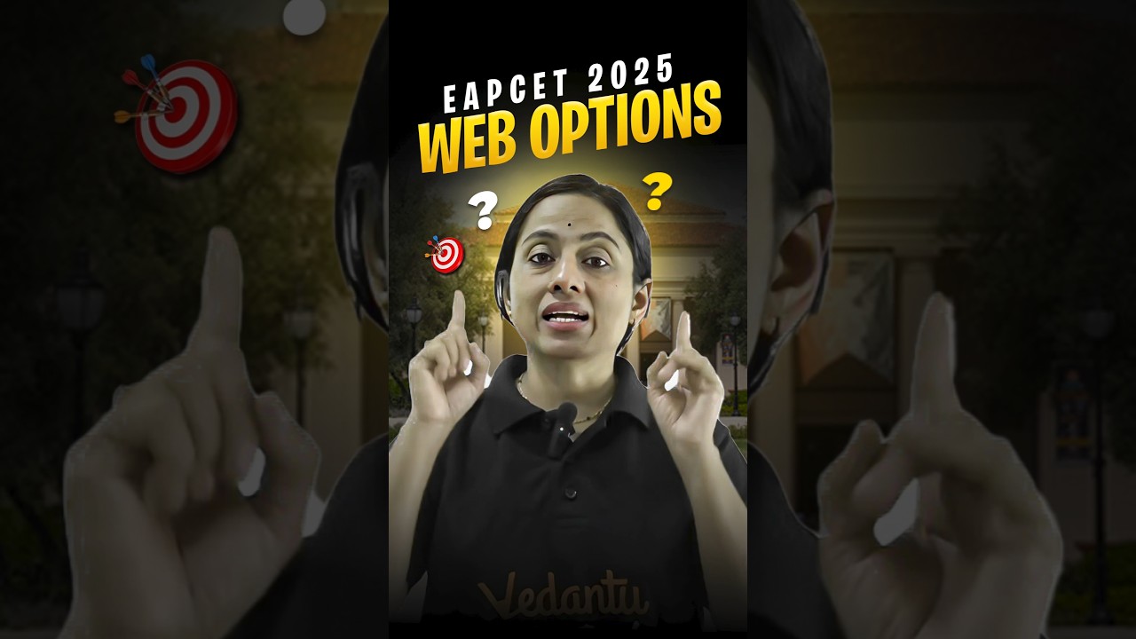 Mistakes Avoid Cheyyali EAPCET Web Options Lo! #vedantutelugu