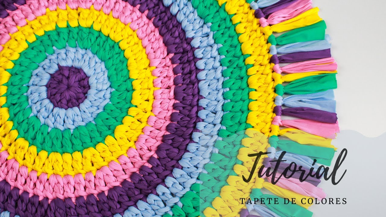 Tutorial Tapete de colores - Trapillo Pillo