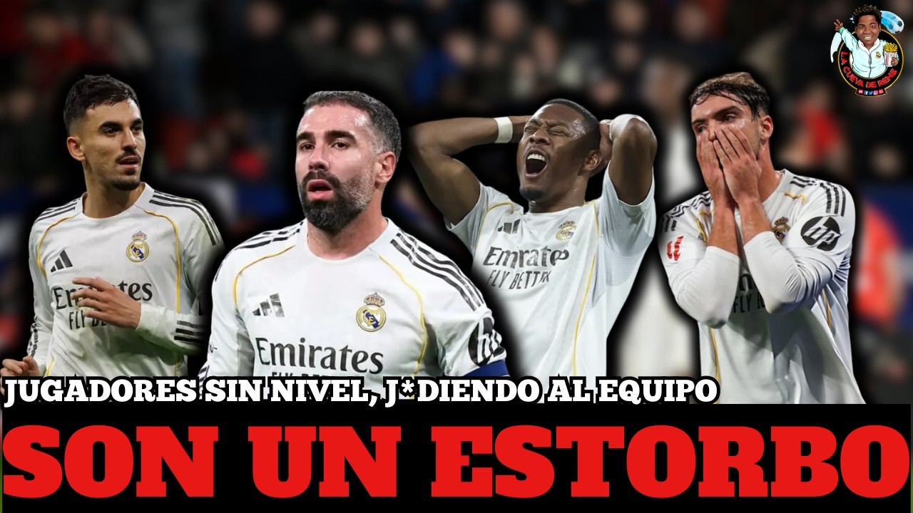 ❌¡¡QUE SE LARGUEN!!❌ ASENCIO, ALABA, CARVAJAL y CEBALLOS NO PUEDEN JUGAR UN SEGUNDO MÁS EN EL MADRID