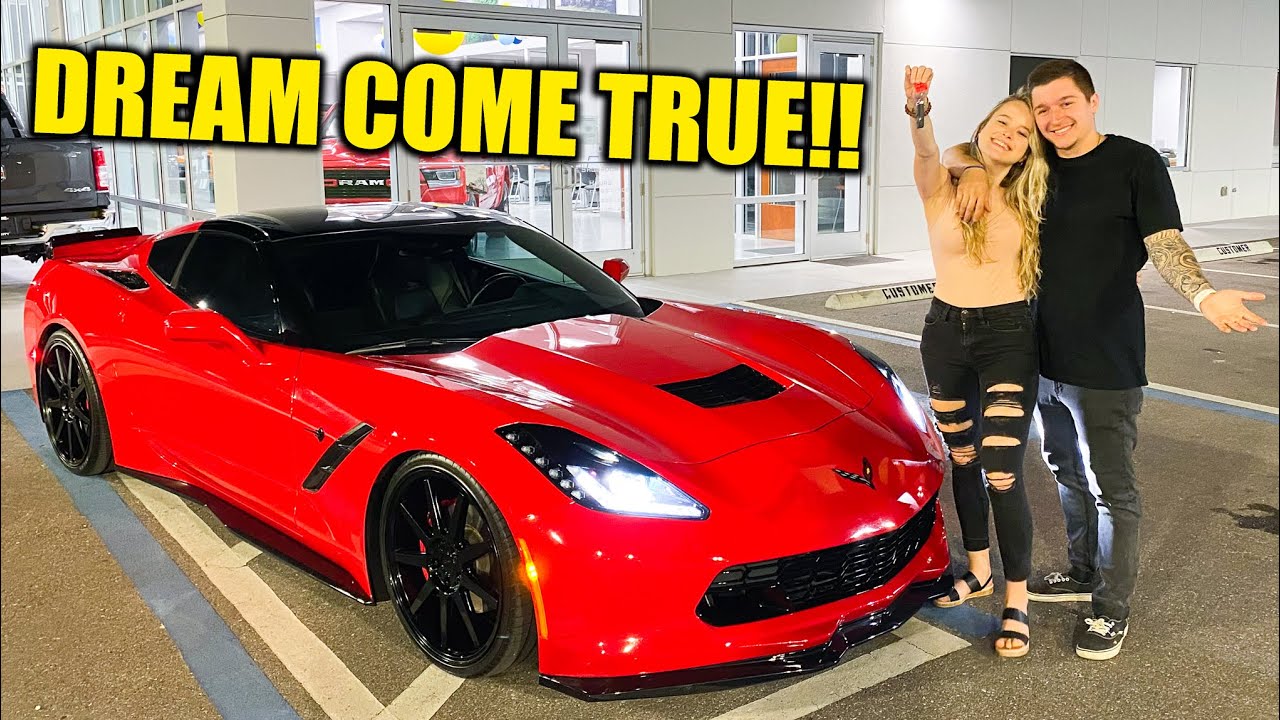 Buying her DREAM Corvette at 25 years old!!