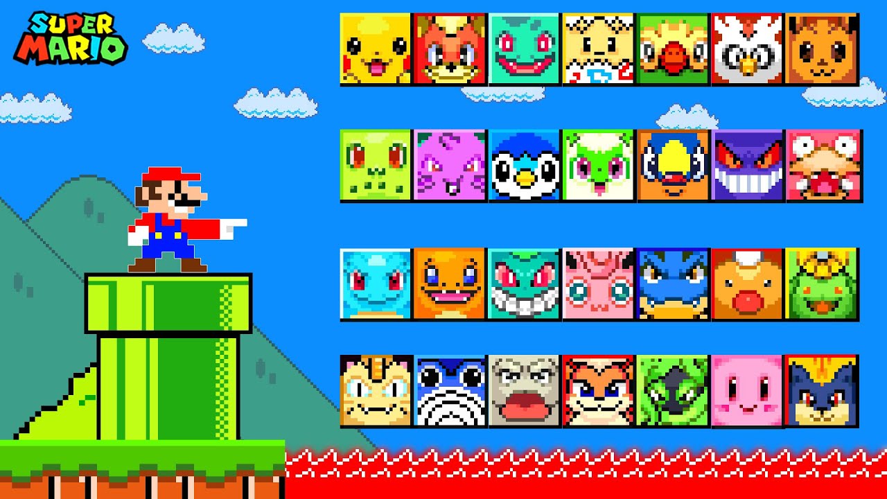 Super Mario Bros., But There Are More Custom POKEMON Collections