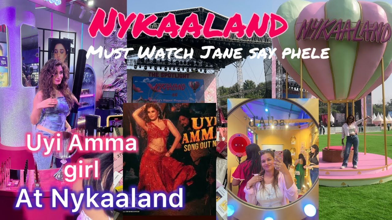 Nykaaland 2025 Delhi|My Experience at Nykaaland|Nykaaland experience|Mini Vlog  Nykaaland 