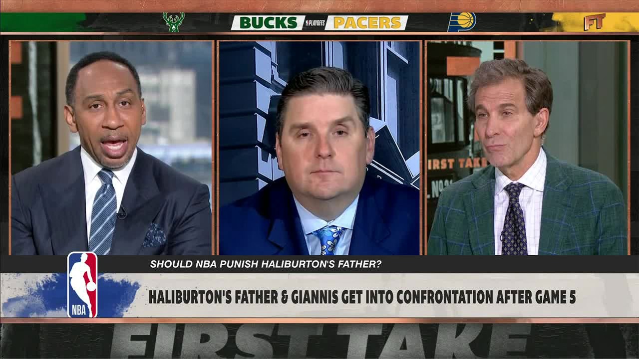 Stephen A. calls for NBA to PUNISH Tyrese Haliburton's dad 🗣️ 'HE SHOULD BE ASHAMED!' | First Take