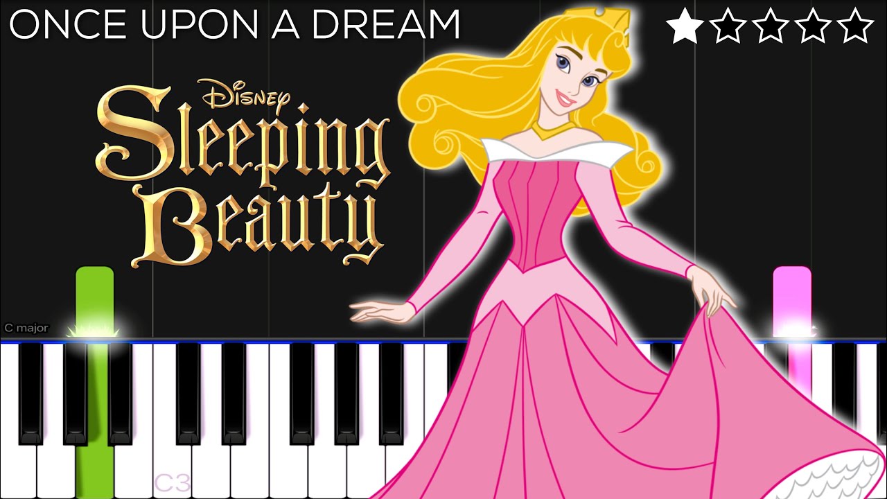 Once Upon A Dream - Sleeping Beauty/Maleficent | EASY Piano Tutorial