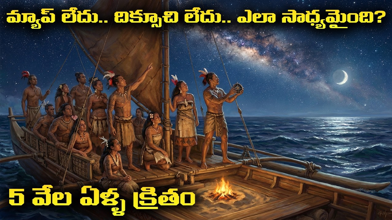 కొలంబస్, కంటే ముందే పసిఫిక్ మహాసముద్రాన్ని జయించిన పురాతన నావికులు పాలినేషియన్ల మహా ప్రస్థానం