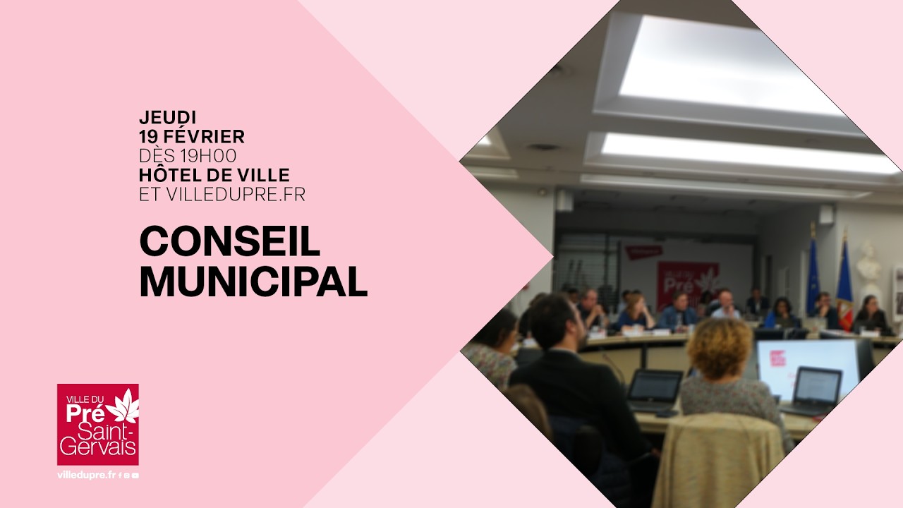 Conseil municipal du 19 février 2026