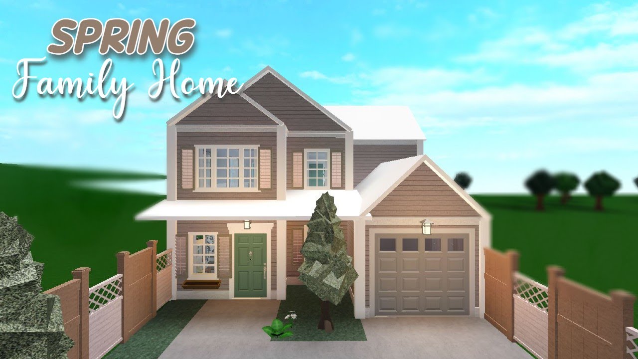||BLOXBURG SPRING FAMILY HOME SPEED BUILD+TOUR|| {SimplyKenn}