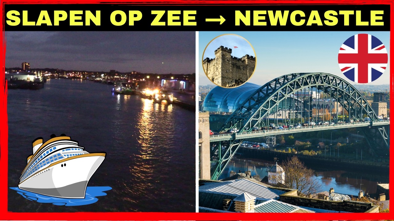 Slapen op zee, wandelen door Newcastle | Minicruise Engeland