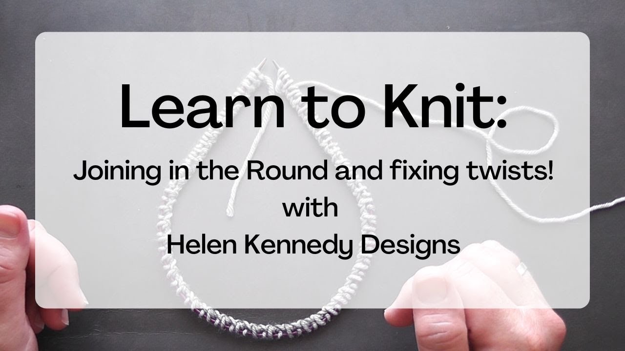 How to Knit: Flawless Joining in the Round
