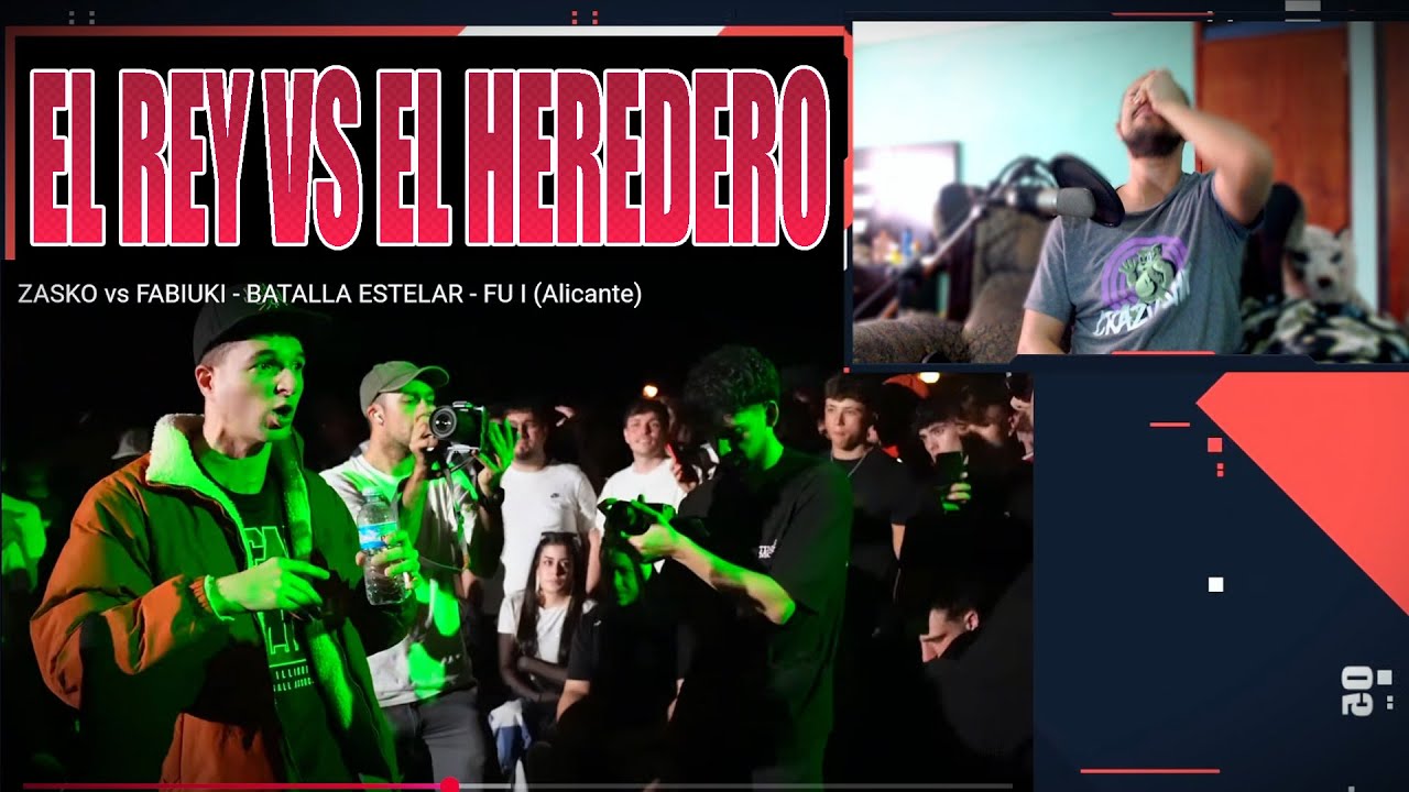 FREESTYLE TÉCNICO AL MÁXIMO NIVEL 🧠 ZASKO vs FABIUKI - Batalla Estelar- FU I (Alicante). Reacción.