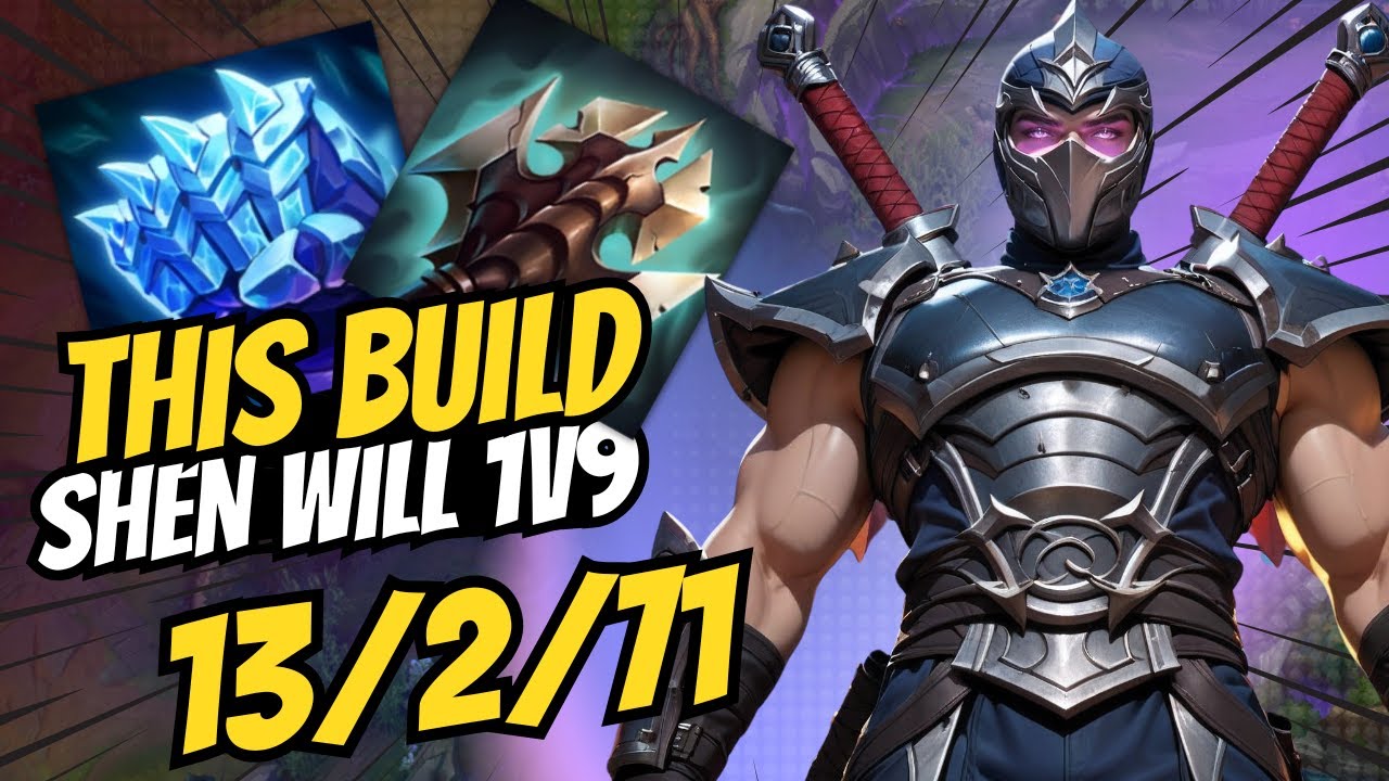 My ADC wanted to FF, But I used The 1v9 Shen Build To Carry The Game. Shen vs Jax #leagueoflegends