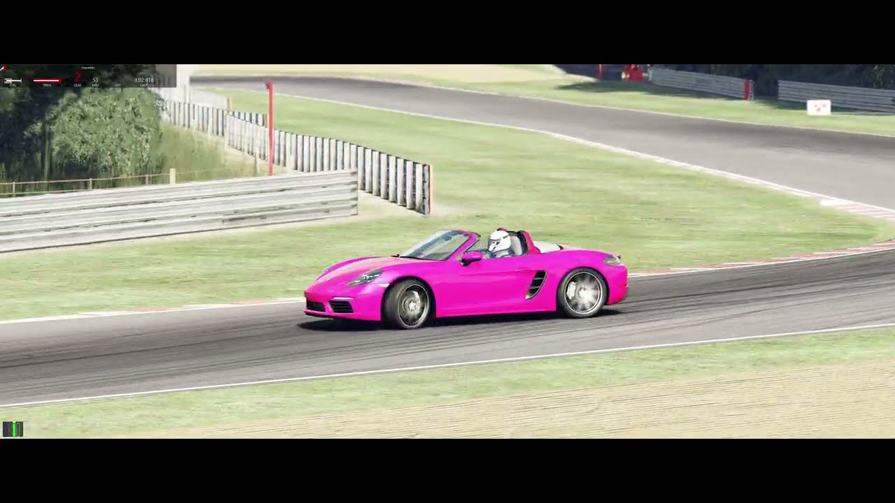 sliding my boxster around brands hatch
