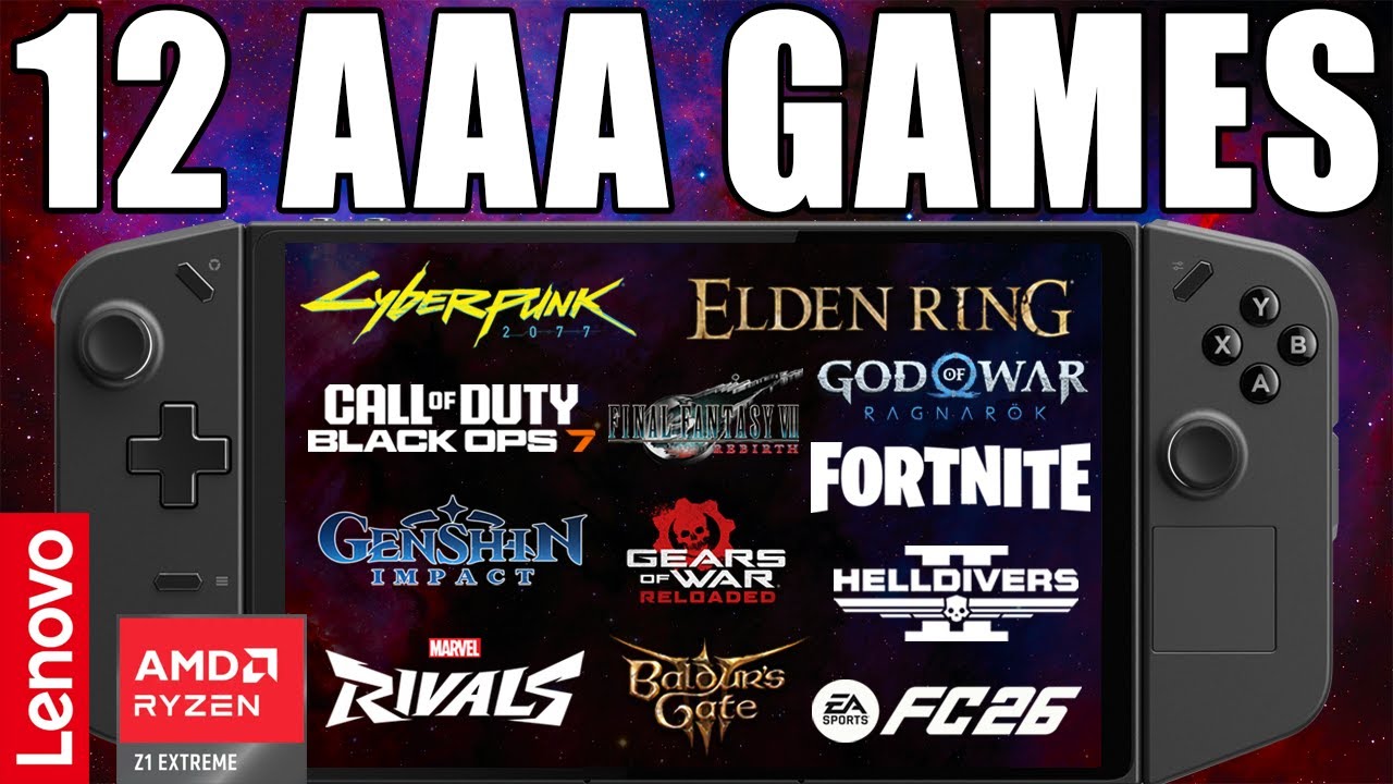 12 AAA Legion GO 1 Games Tested In 2026