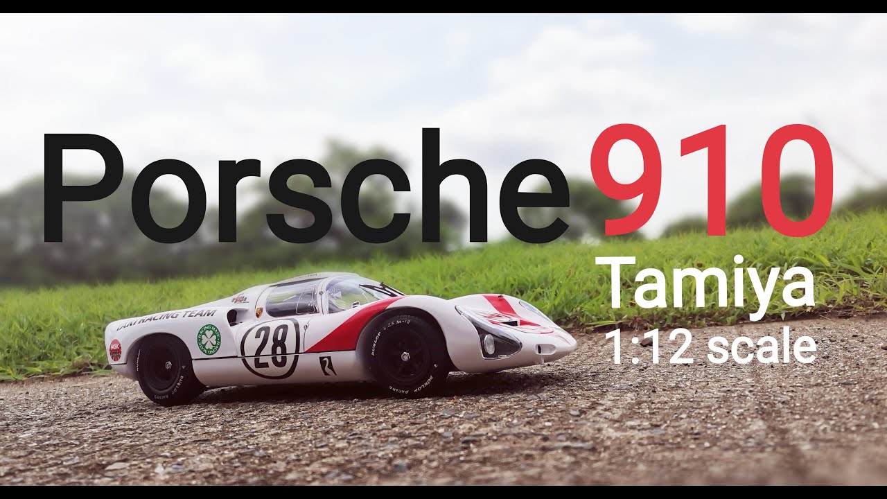 Porsche 910 Carrera 10 1:12 Scale Model Kit
