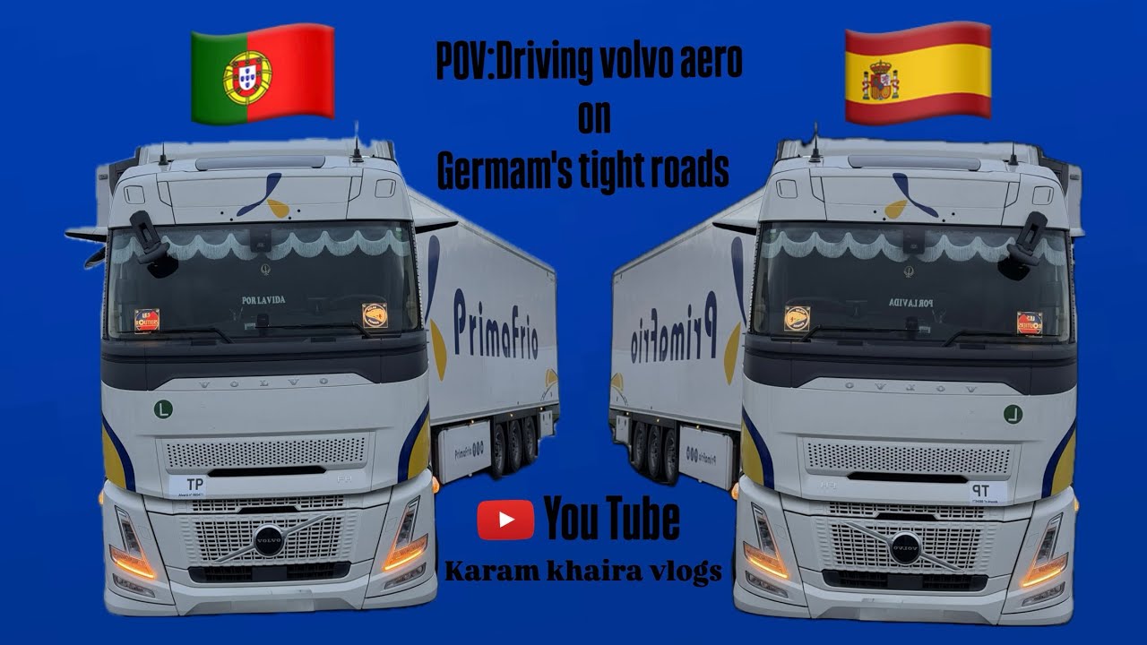 POV Truck Driving /|/ German /|/ truck driver perspective🚛🚛🇵🇹