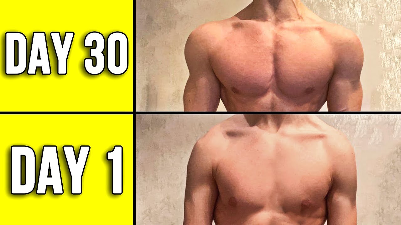 Тренировка Для Грудных и Плеч ( Дома С Гантелями )