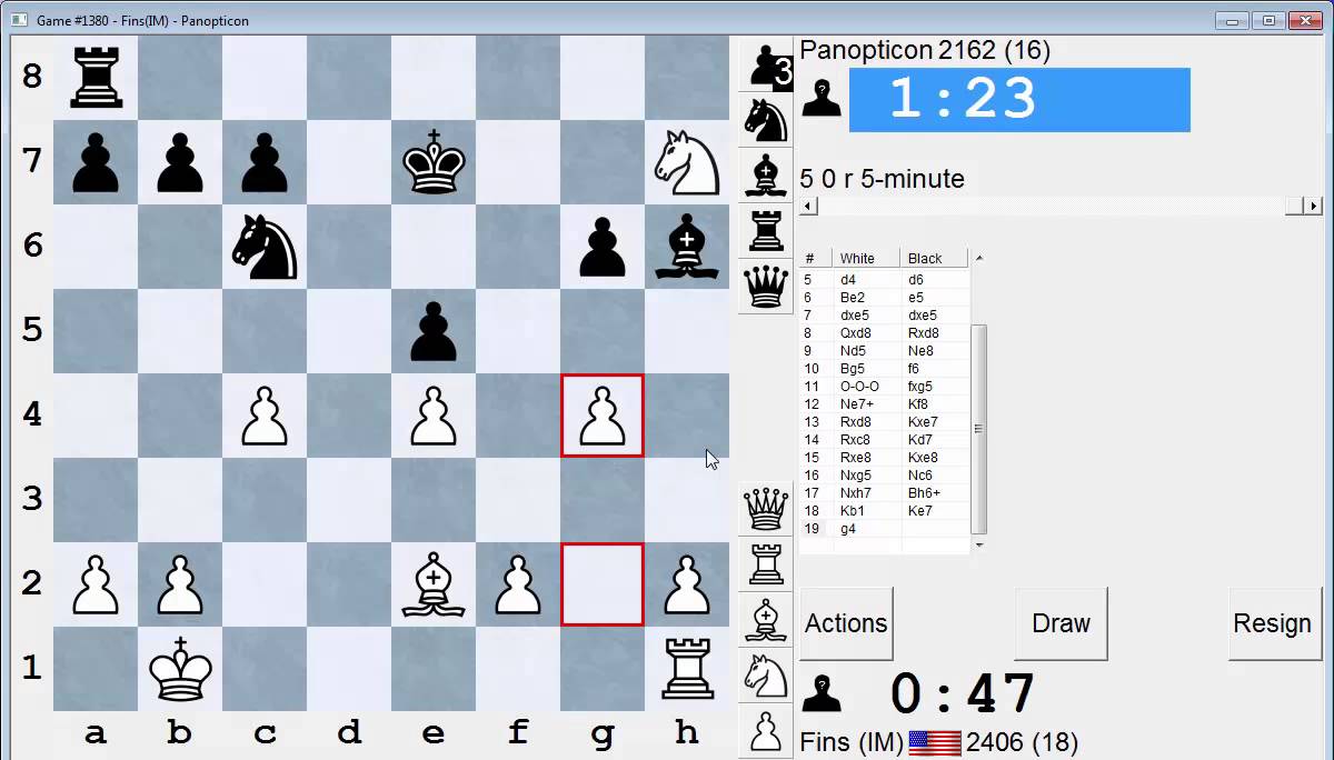 Blitz Chess #45: IM Bartholomew vs. Panopticon (King's Indian Defense - Exchange Variation)