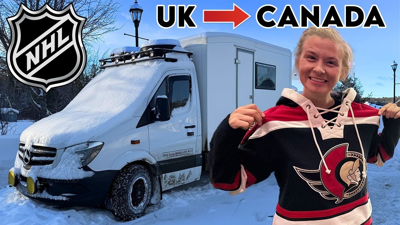 What Canada’s Favourite Game is Missing! Winter Road Trip in Our Self-Built British Van.