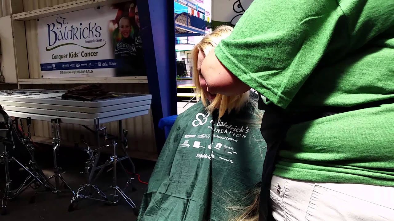 Emma's St. Baldrick's Foundation shave 2014