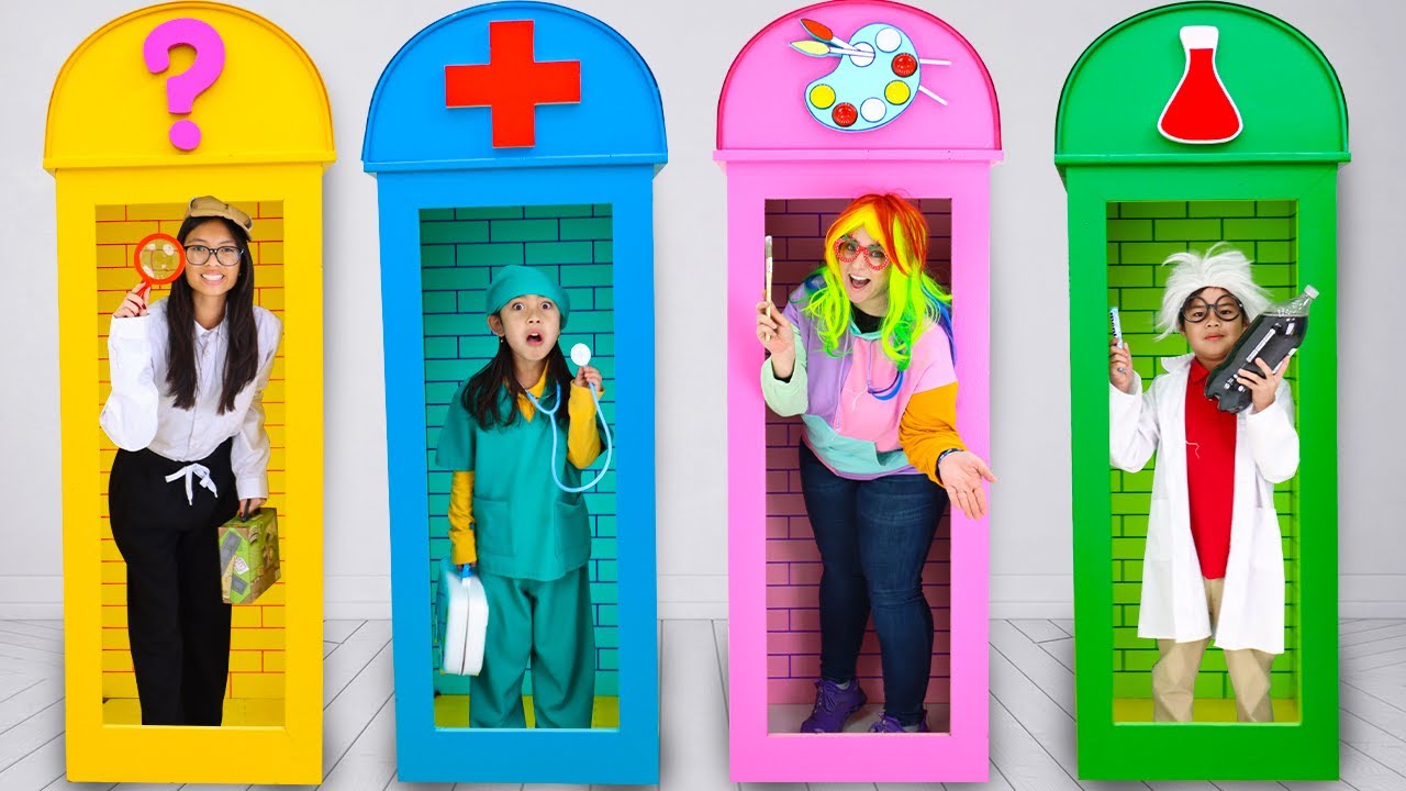 Maddie Kaden y Wendy Juegan Doctor, Cientifico y Profesiones para Niños ✨