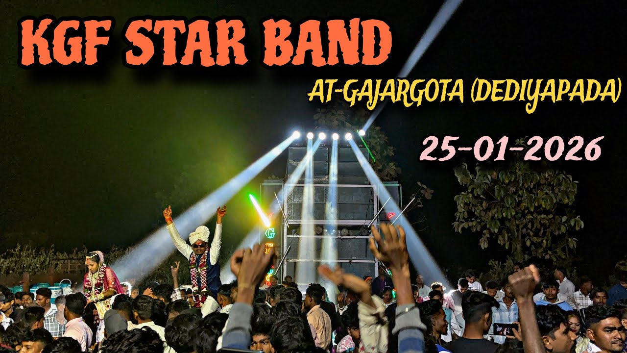 KGF STAR BAND // AT-GAJARGOTA (DEDIYAPADA) 25-01-2026
