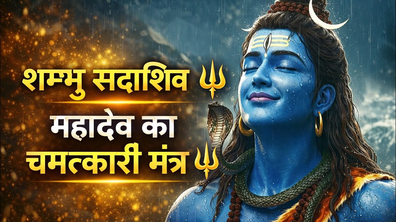 शम्भु सदाशिव मंत्र 🔱 | Samb Sada Shiv Mantra | 1008 Times Shiv Jaap | Powerful Shiv Dhun