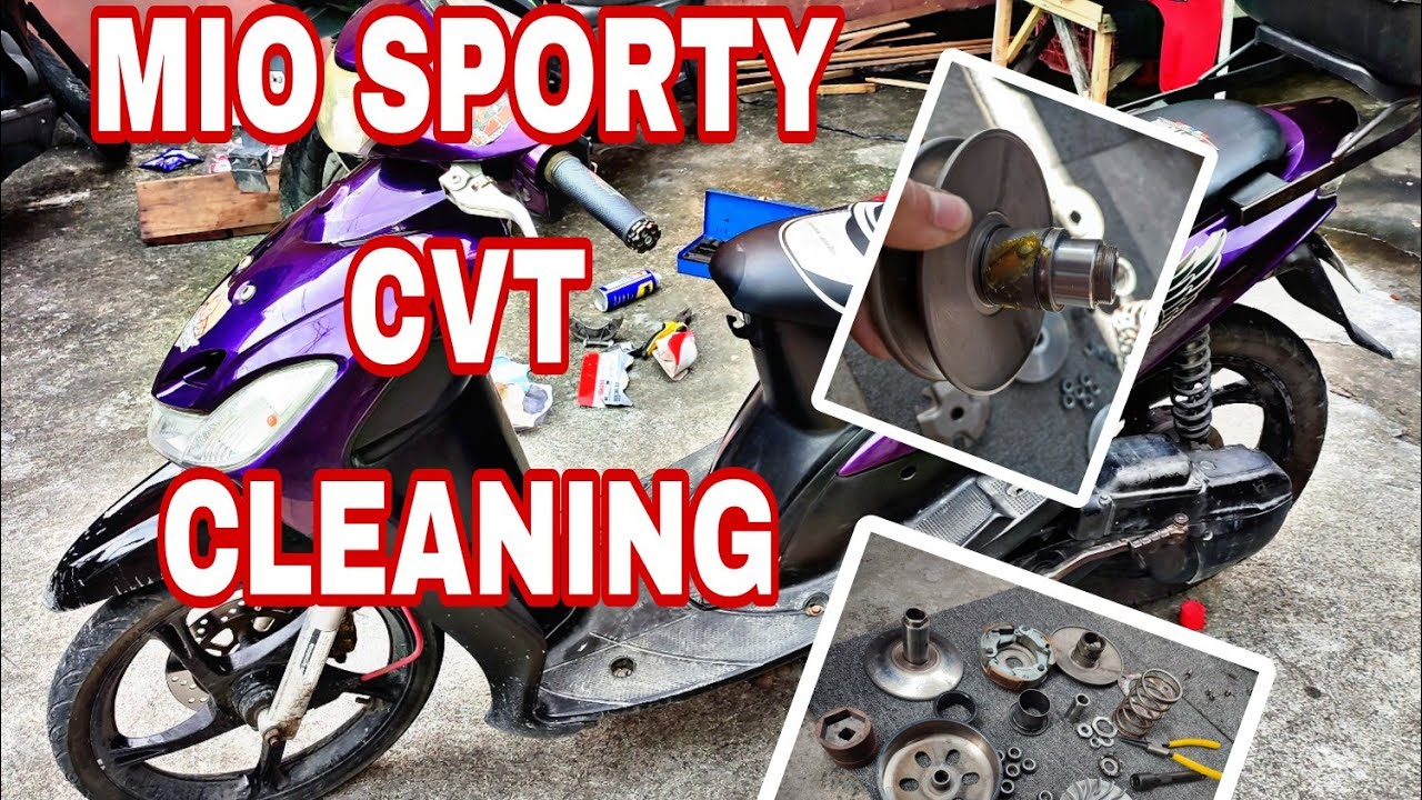 Mio sporty cvt cleaning #cvtcleaning #miosporty #acvlog