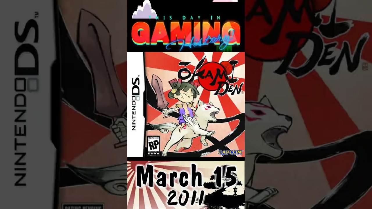 Этот день в истории видеоигр | Tiny Sun Rises от Ōkamiden на Nintendo DS 🌅🐺 #okami #capcom