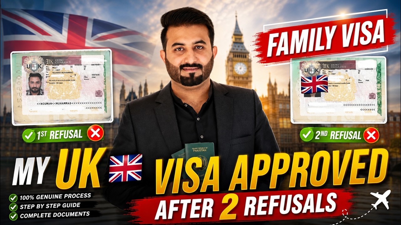 UK Visit Visa Approved After Two Refusals | How to get a UK Visit Visa from Pakistan 2023