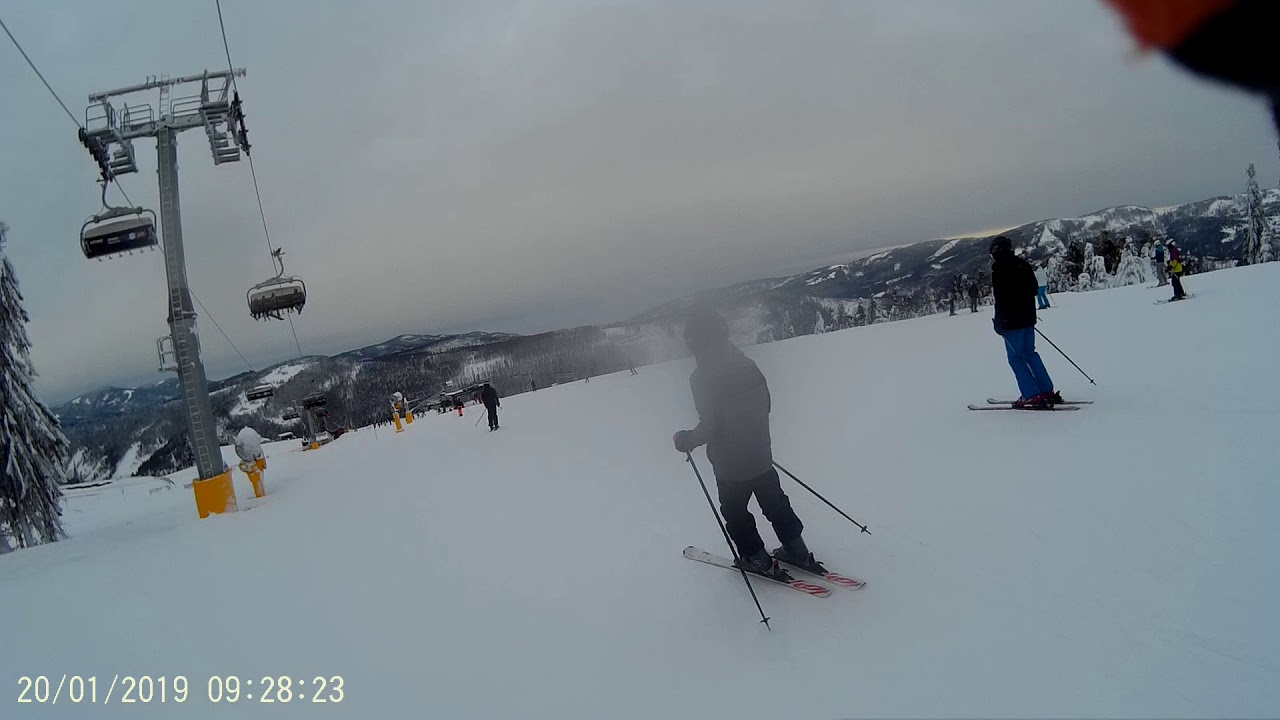 Szczyrk Mountain Resort 20.01.2019  trasa 3b,4 Zbójnicka Kopa-Solisko