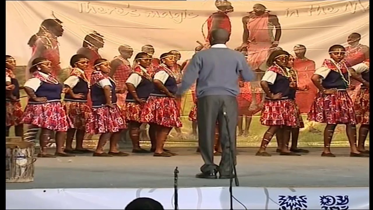 The Moi girls Nairobi school choir perfoming ' Melody' by Pamela Nkutha at the KMF 2013
