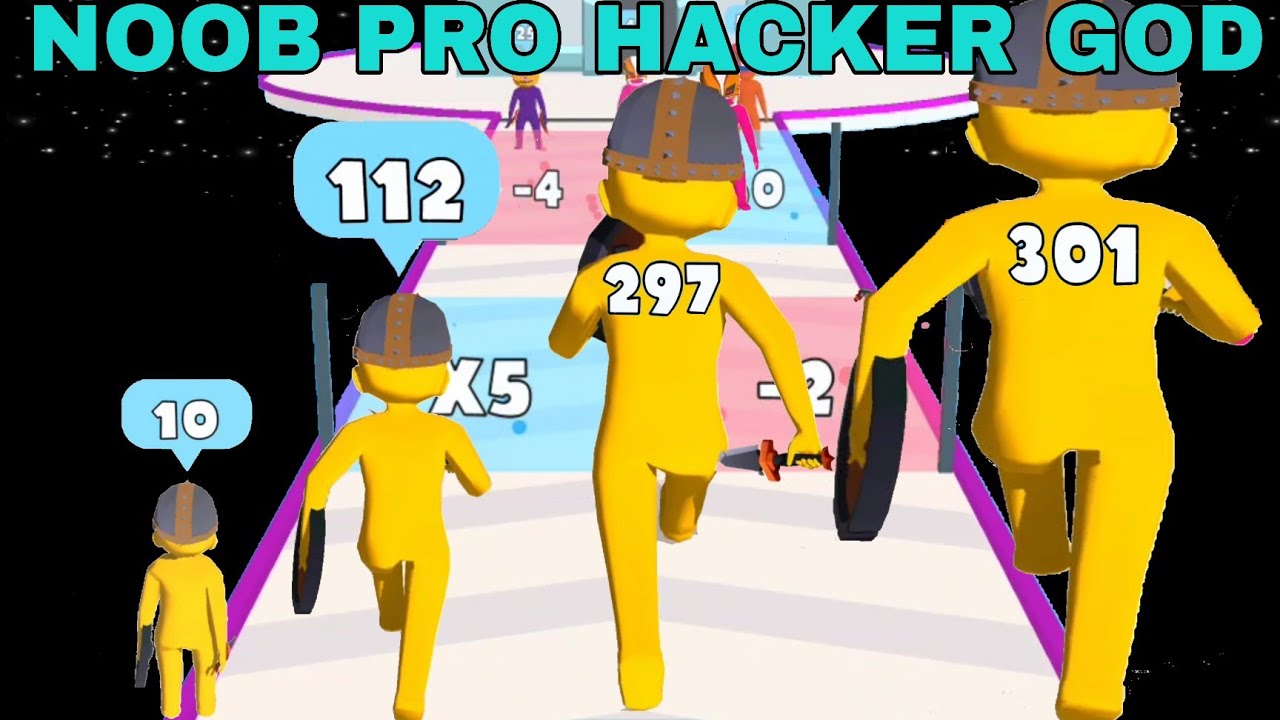 Tiny Battle :NOOB VS PRO VS HACKER VS GOD  @playgame24dia