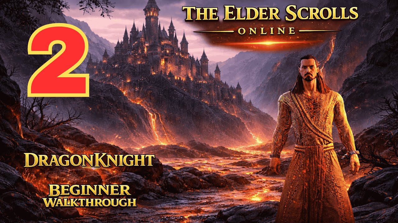 The Elder Scrolls Online 2026 Walkthrough – DK Beginner Guide Part 2 | Escaping The Wailing Prison