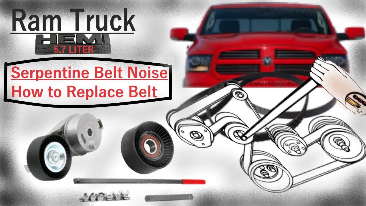 Ram 5.7L Hemi Serpentine Belt Replacement
